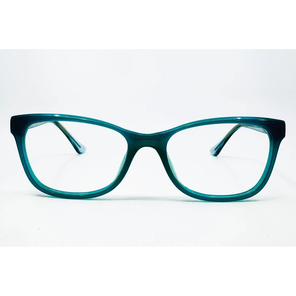 W-108 Eyeglasses Frames Womens Teal Cat Eye 52-17-140